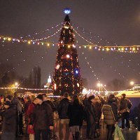 В Днепропетровске власти на новогодние мероприятия выделили 200 тысяч гривен