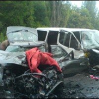 В днепропетровской области произошла  авария, в результате которой пострадало 10 человек