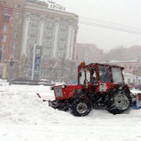 В Днепропетровске штрафуют за снег