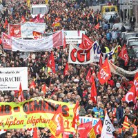 Во Франции страйкуют профсоюзы